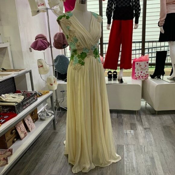 Badgley Mischka Collection Silk Gown - Picture 6 of 8